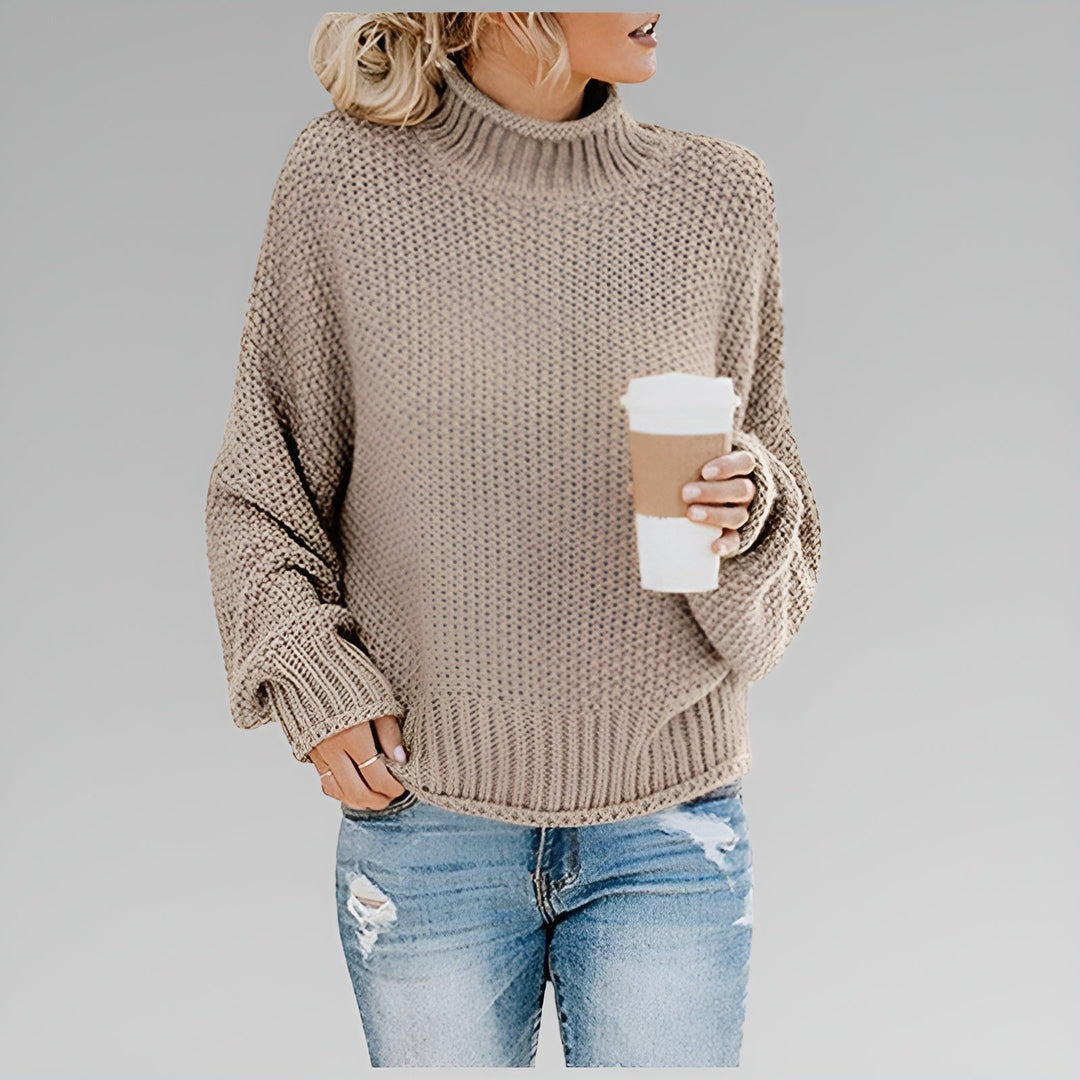 Amy - Contemporary and Warm Roll Neck Sweater