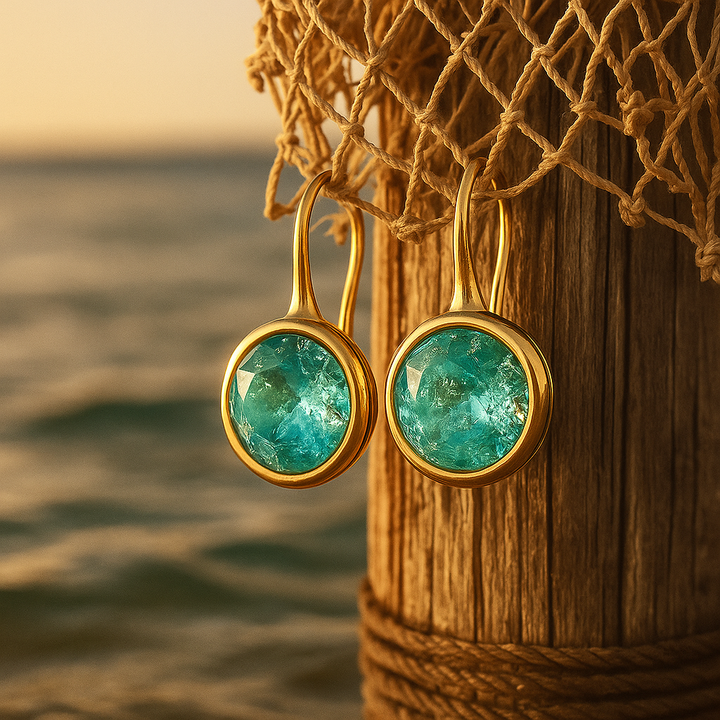 Blue Ocean Drop Earrings