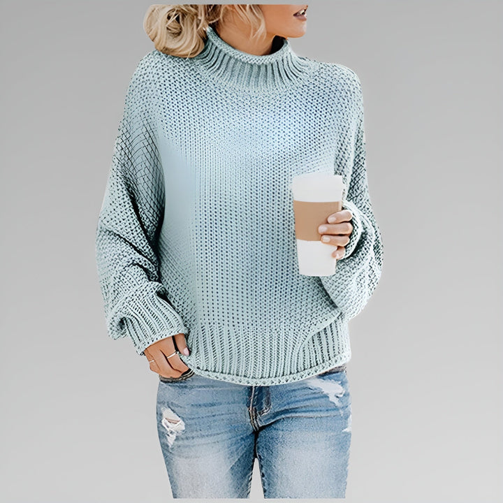 Amy - Contemporary and Warm Roll Neck Sweater