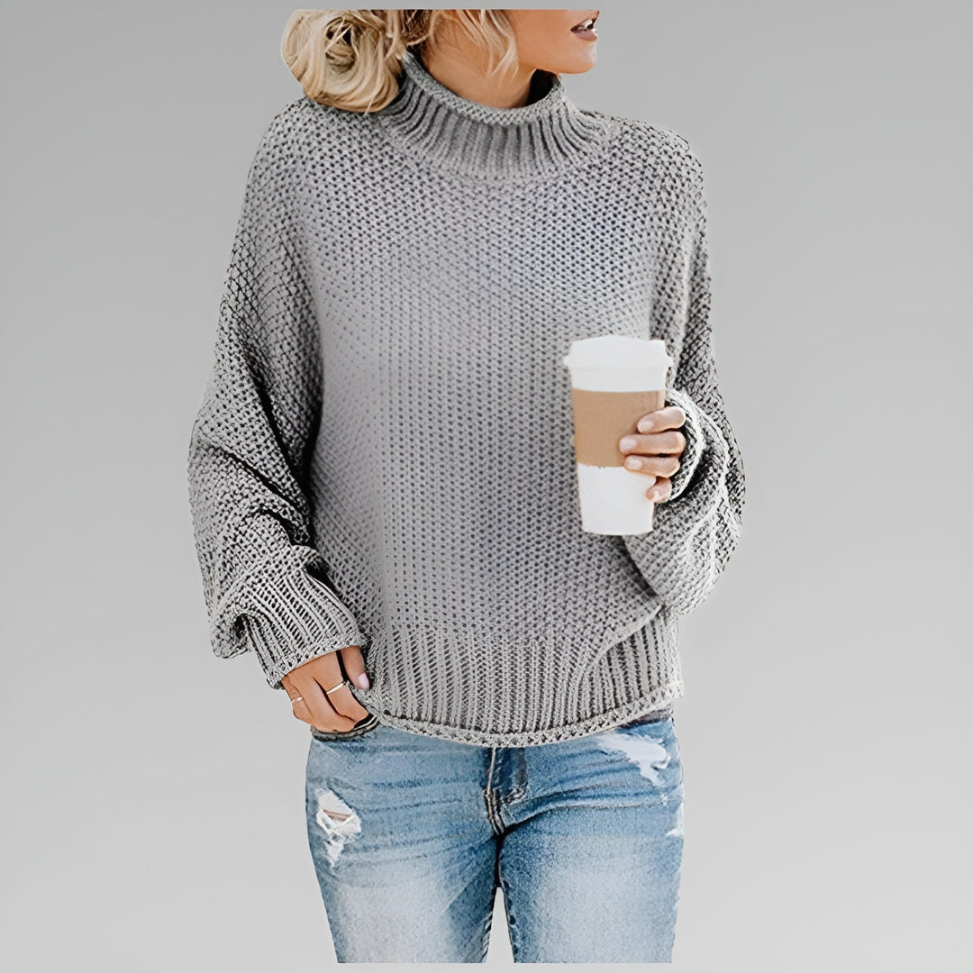 Amy - Contemporary and Warm Roll Neck Sweater