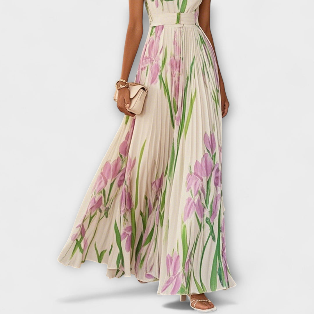 Violet | Floral Chiffon Prom Dress for Every Occasion