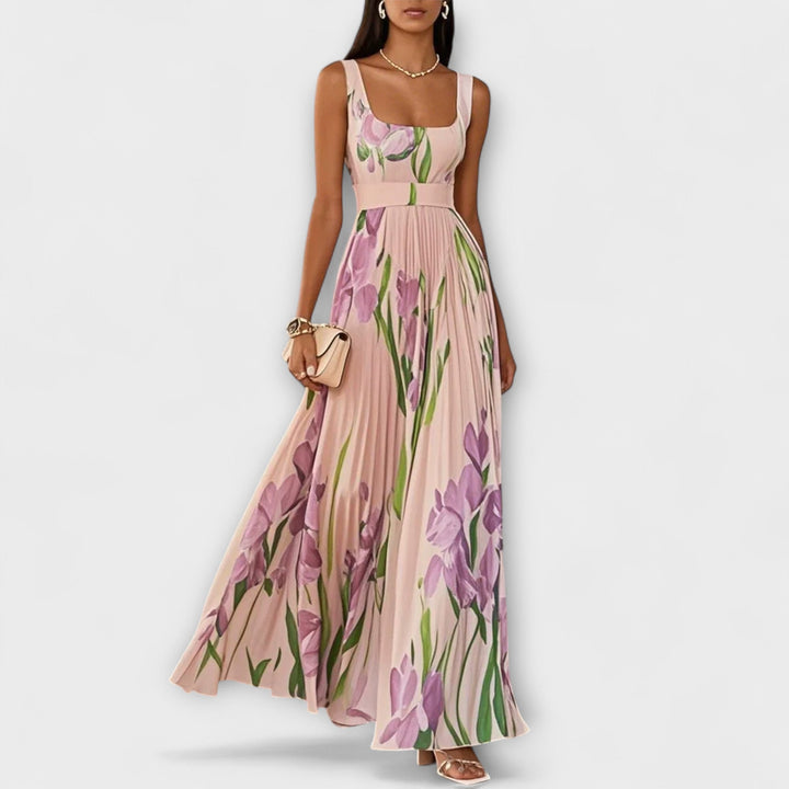 Violet | Floral Chiffon Prom Dress for Every Occasion