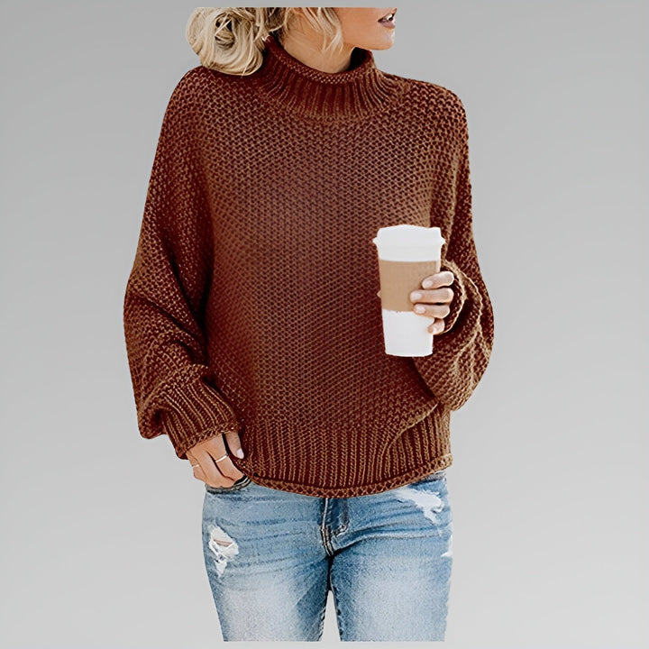 Amy - Contemporary and Warm Roll Neck Sweater