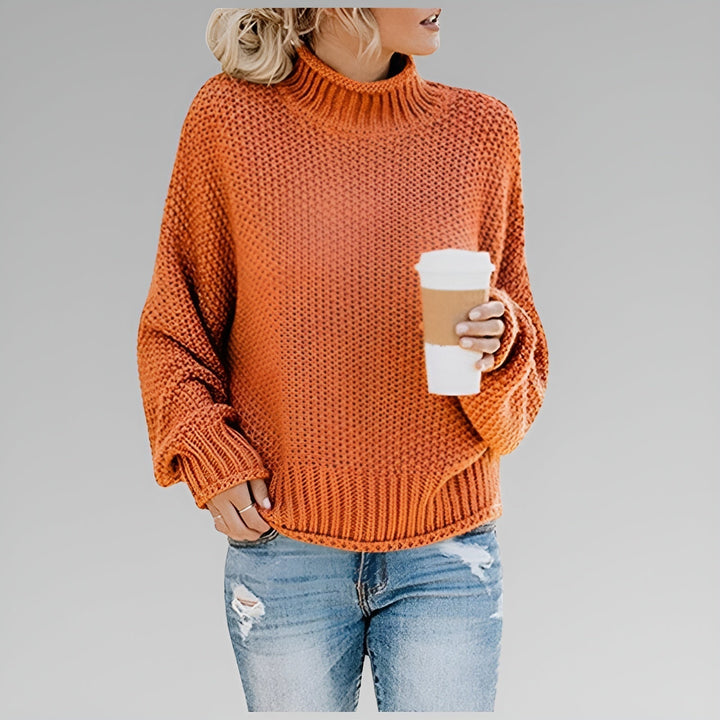 Amy - Contemporary and Warm Roll Neck Sweater