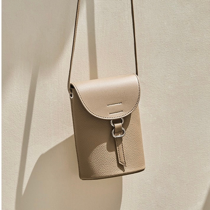 Genuine Leather Mini Crossbody Phone Bag