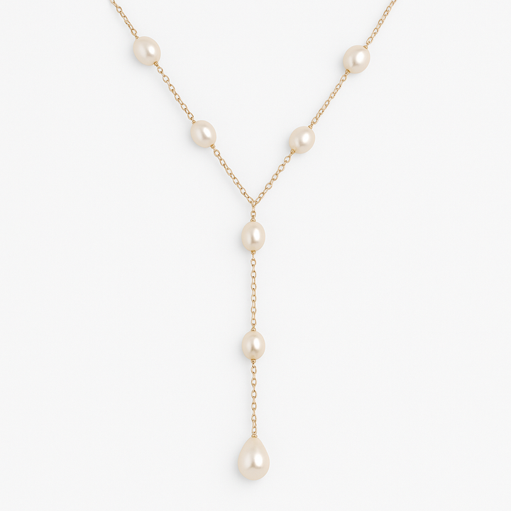 Retro Pearl Pendant Necklace