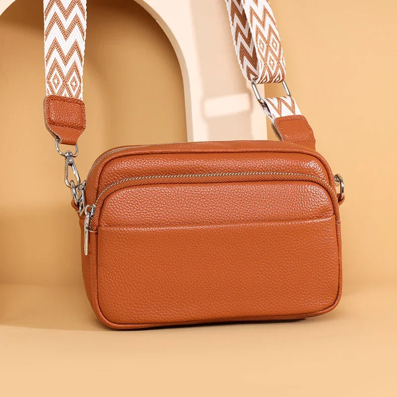Talia | Refined Leather Shoulder Bag