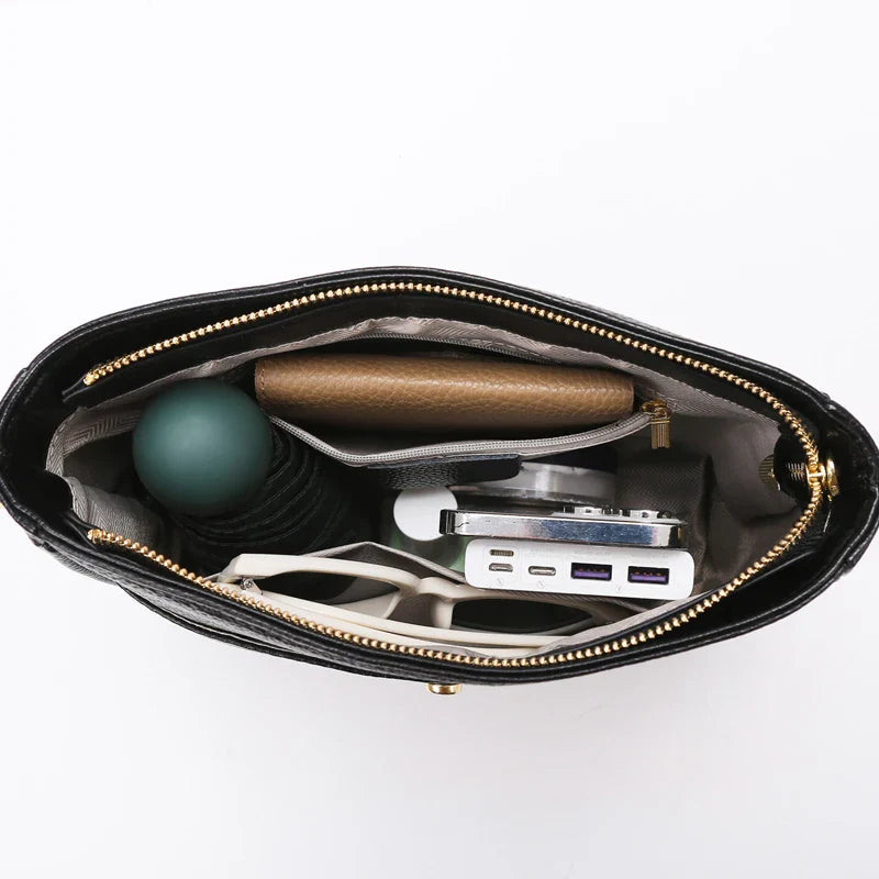 Juliet | Refined Leather Shoulder Bag