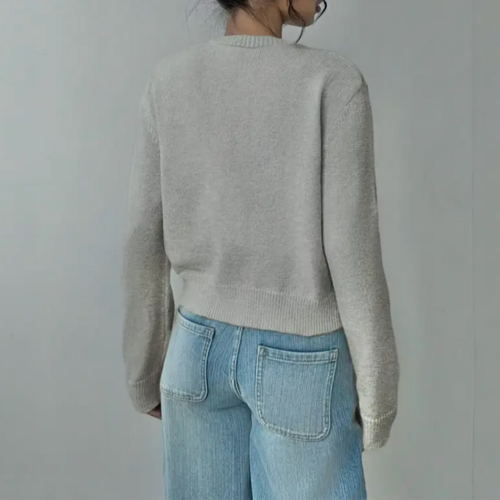 Rosie | Chic Cropped Button Cardigan – Cozy Knit for Everyday Style