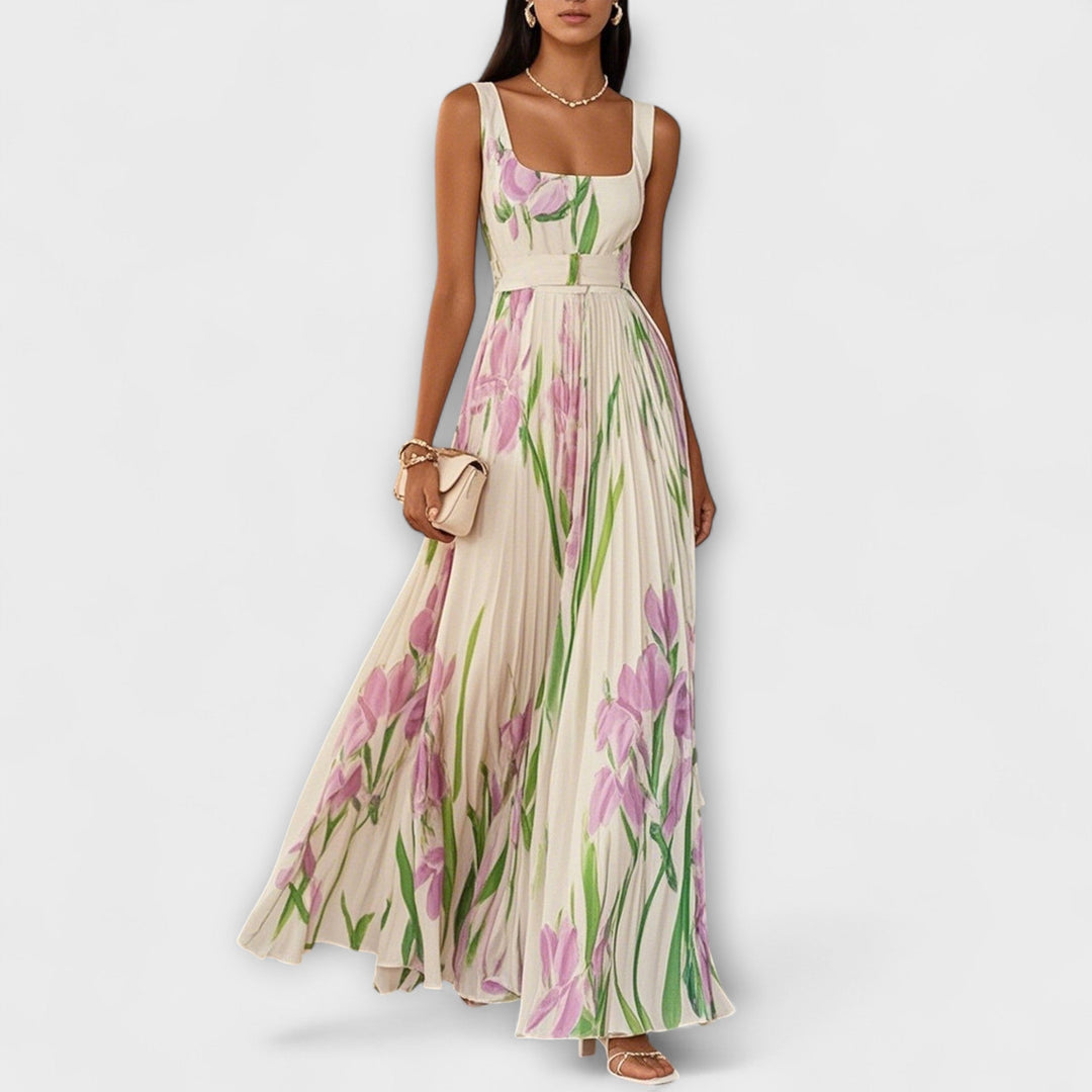 Violet | Floral Chiffon Prom Dress for Every Occasion