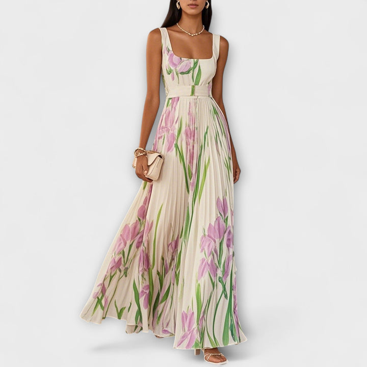 Violet | Floral Chiffon Prom Dress for Every Occasion