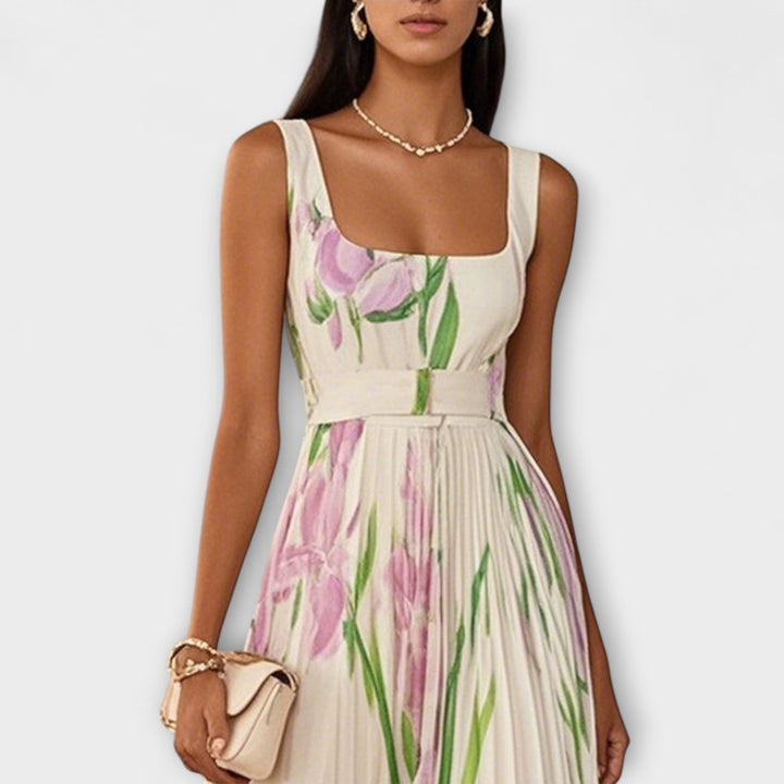 Violet | Floral Chiffon Prom Dress for Every Occasion
