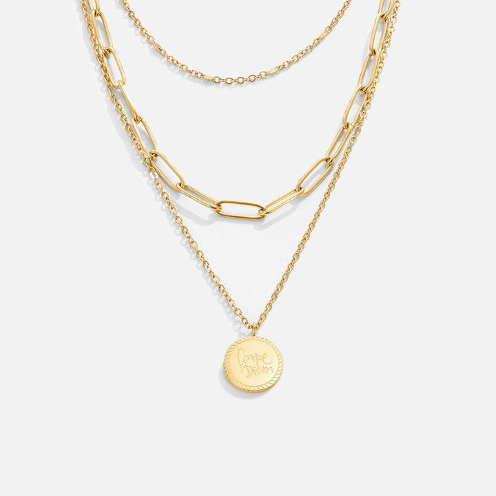 Janie Coin Layered Necklace