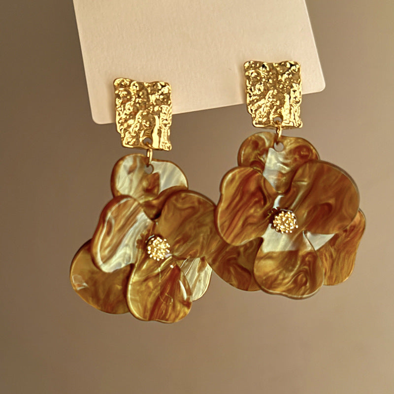 Nature Elegant Flower Earrings