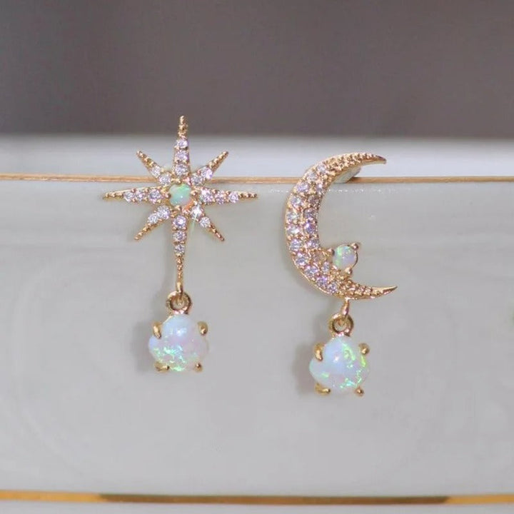 Star Elegant Pearl Earrings